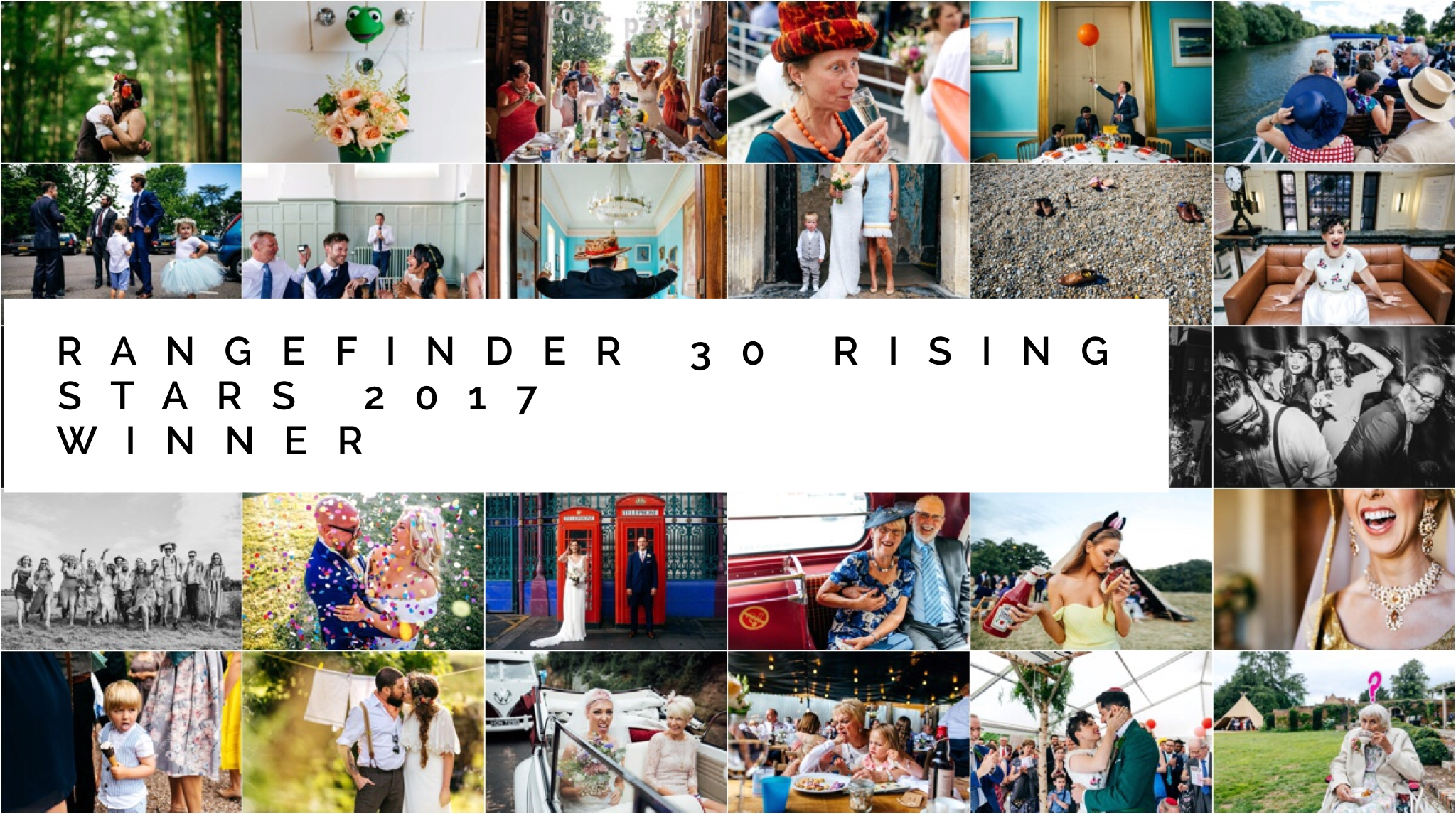 Rangefinder Rising Stars Winner 2017 - collection of award winning wedding images
